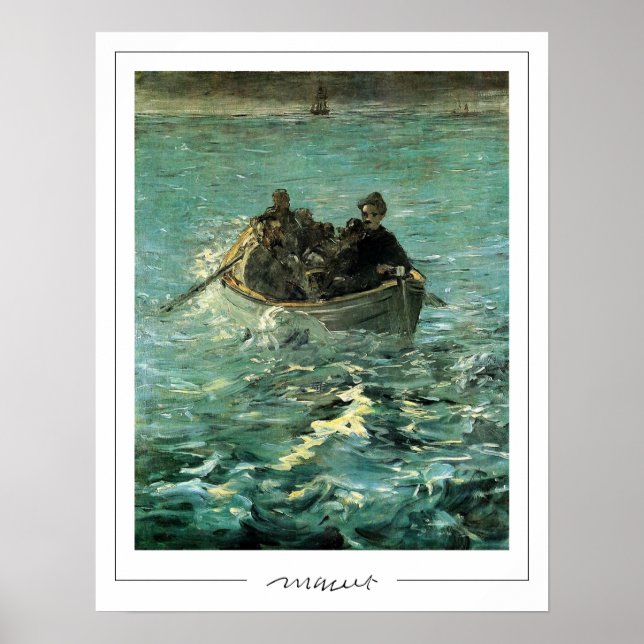 Édouard Manet Zedign Art Poster #172 (Framsidan)