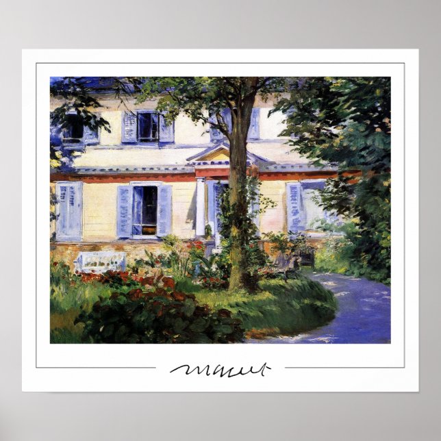 Édouard Manet Zedign Art Poster #196 (Framsidan)