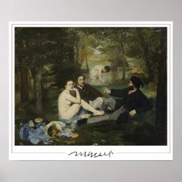 Édouard Manet Zedign Art Poster #213