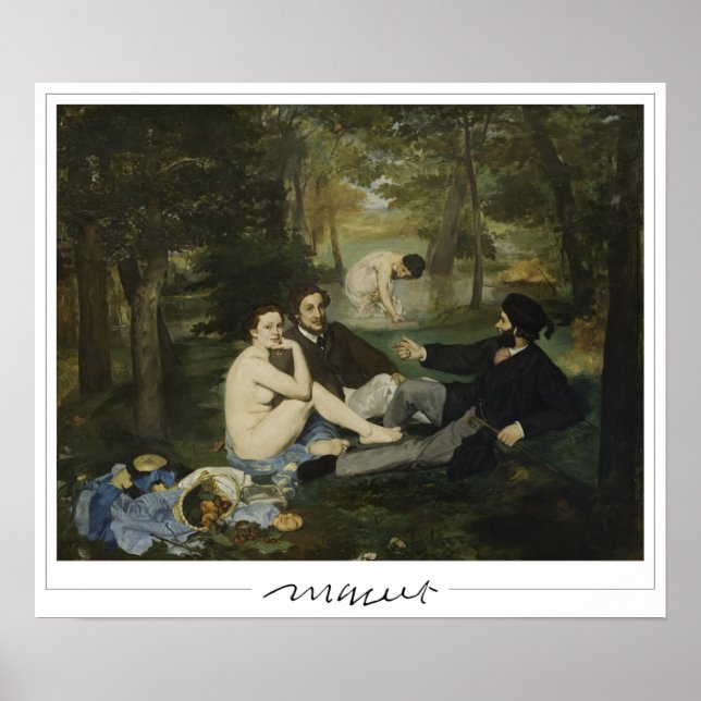 Édouard Manet Zedign Art Poster #213 (Framsidan)