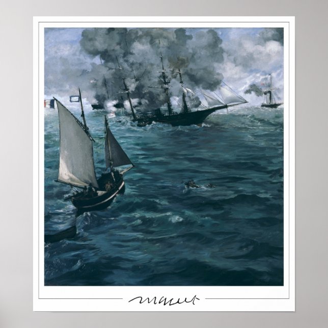 Édouard Manet Zedign Art Poster #94 (Framsidan)