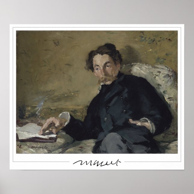 Édouard Manet Zedign Art Poster nr 112 (Framsidan)