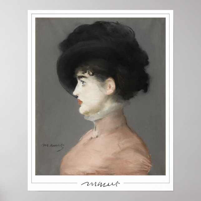 Édouard Manet Zedign Art Poster nr 162 (Framsidan)