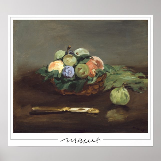 Édouard Manet Zedign Art Poster nr 168 (Framsidan)