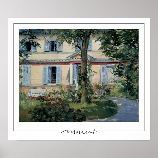 Édouard Manet Zedign Art Poster nr 202 (Framsidan)