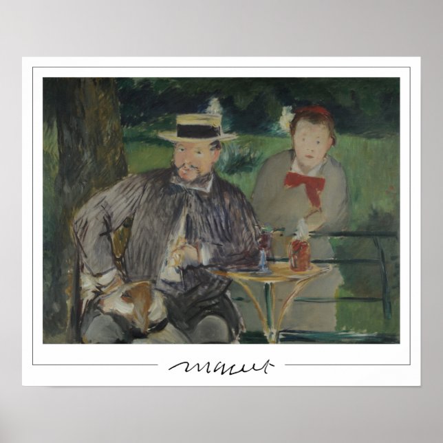 Édouard Manet Zedign konstaffisch #17 Poster (Framsidan)