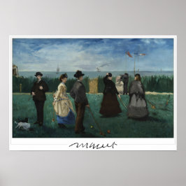 Édouard Manet Zedign konstaffisch #211 Poster