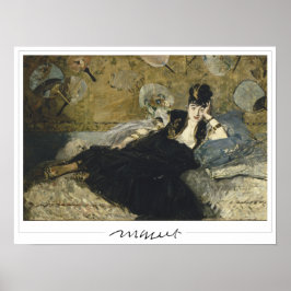 Édouard Manet Zedign konstaffisch #218 Poster