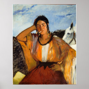 Edouard Manet - zigenare med cigarett Poster
