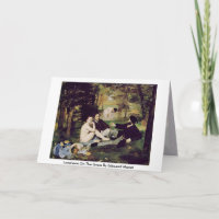 Edouard Manets luncheon på gräs