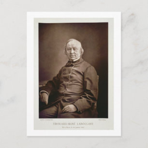 Edouard-Rene Laboulaye (1811-83), från "Galerie Co Vykort