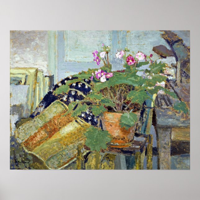 Edouard Vuillard Le Pot de fleurs (Pot of Flowers) Poster (Framsidan)