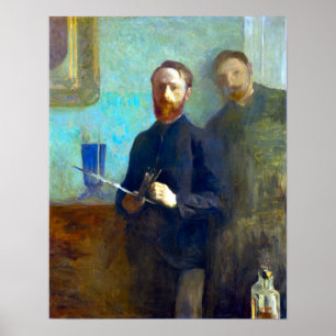 Édouard Vuillard självporträtt med Waroquy Poster