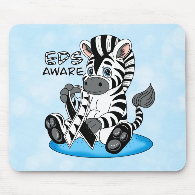 EDS Awareness Zebra Ribbon Musmatta (Framsidan)
