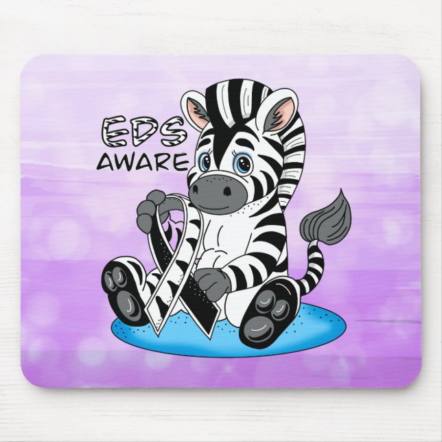 EDS Awareness Zebra Ribbon Musmatta (Framsidan)