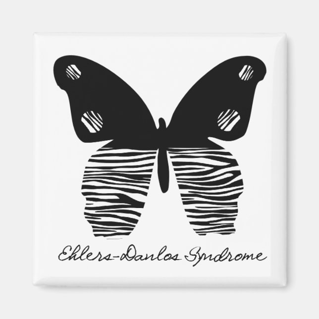 EDS Butterfly Zebra Rand Magnet (Framsidan)