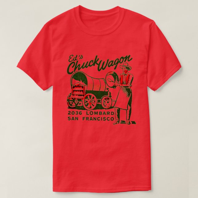 Eds Chuck Wagon T Shirt (Design framsida)