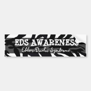 EDS Ehlers-Danlos syndrom Bumper Sticker Bildekal