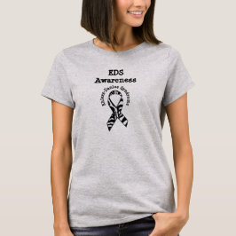 EDS Ehlers-Danlos Syndrome Awareness Shirt Ribbon T-shirt