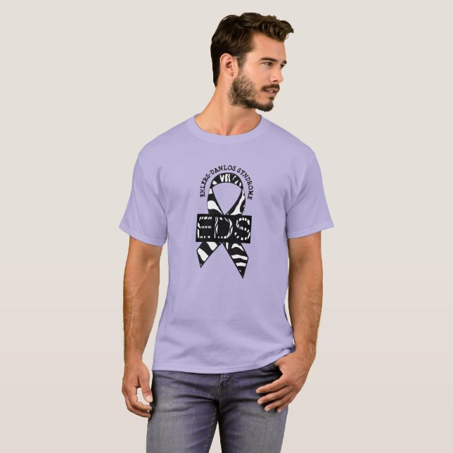 EDS Ehlers-Danlos Syndrome Awareness Shirt Tee (Hel framsida)