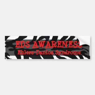 EDS Ehlers-Danlos syndrome Bumper Sticker Bildekal