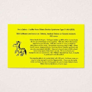 EDS-informationskort Visitkort