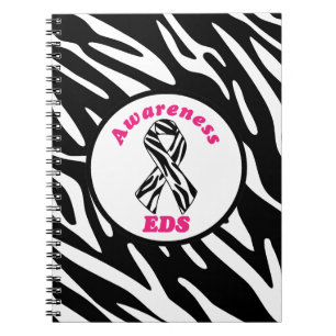 EDS-medvetandes Zebrarandig band anteckningsbok