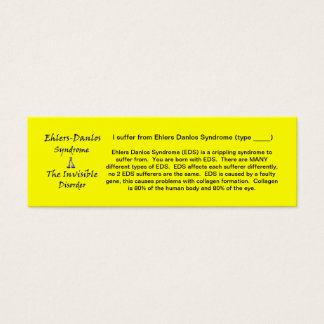 EDS-medvetenhet - Smala Litet Visitkort