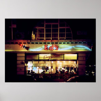 Ed's Middag in Soho London UK Poster