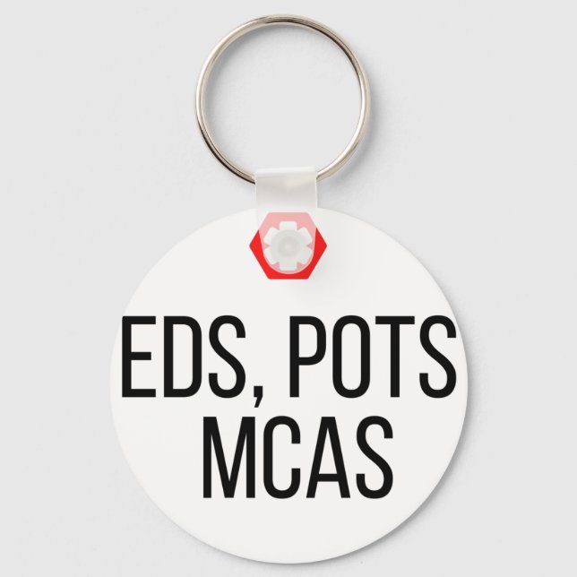 EDS PoTS och MCAS Nyckelring (Framsida)