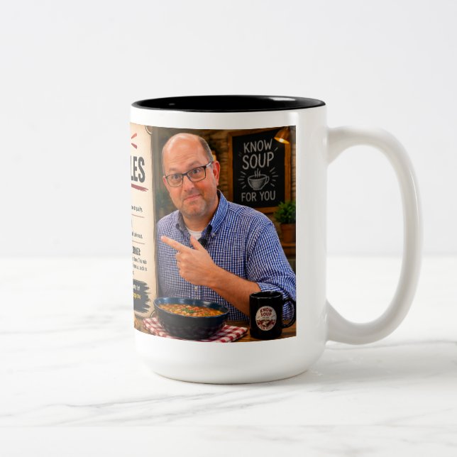 Ed's Soppa Regler KSFY Två-Tonad Mugg (Höger)