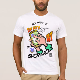 EDS-Tecknad för Shopaholfrukost T Shirt