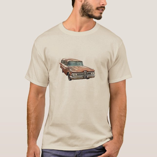 Edsel herrgårdsvagn 1959 t shirt (Framsida)
