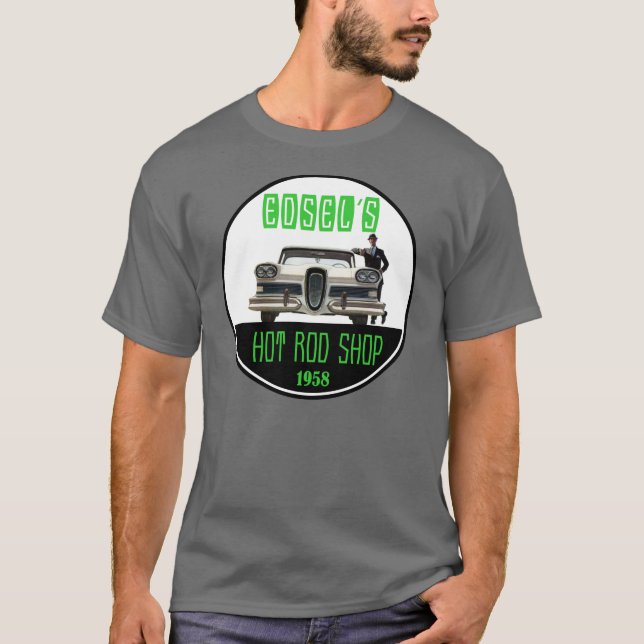 Edsels hot rod shoppar t-shirt (Framsida)