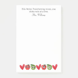 Edu-Notes: Omformningsmind,Läraruppskattning Post-it Block