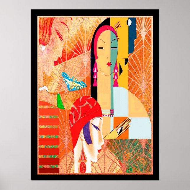 Eduardo Garcia Art Deco Art Poster (Framsidan)