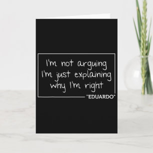 Eduardo Quote Funny Birthday Personlig Namn Gif Kort