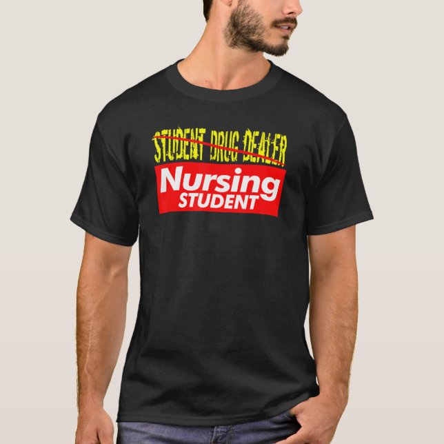 Educated Drug Dealer Pharmacist Pharmacy Nurse Nur T Shirt (Framsida)