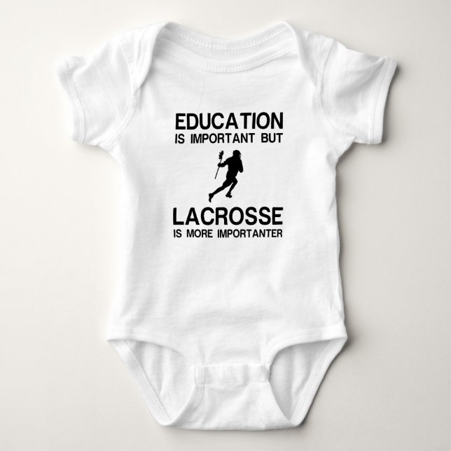 EDUCATION IMPORTANT LACROSSE IMPORTANTER T SHIRT (Framsida)