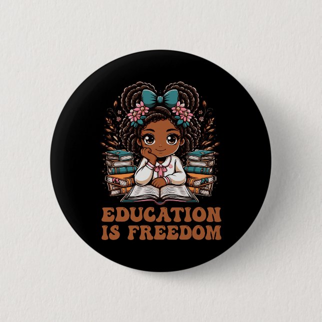 Education Is Freedom Book Reader Black History Mon Knapp (Framsida)