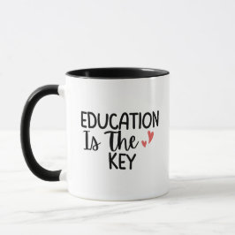 'Education Is The Key' Teacher Thank You Gift  Mugg