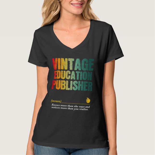 Education Publisher Appreciation Week Back to Scho T Shirt (Framsida)