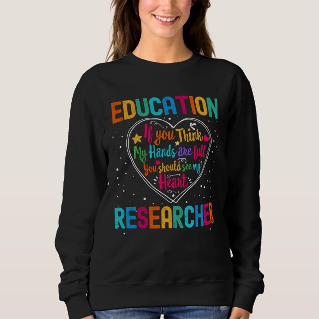 Education Researcher Appreciation Week Back to Sch T Shirt (Framsida)