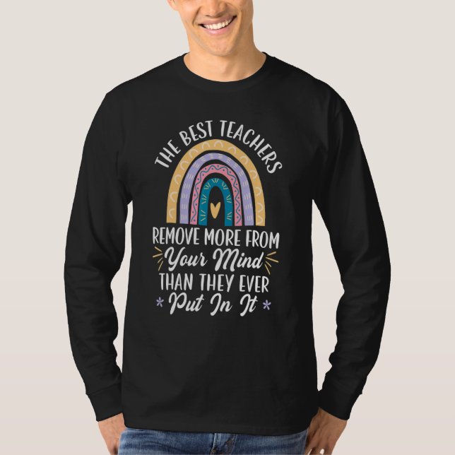 Education Student Learning Teach Teacher T Shirt (Framsida)