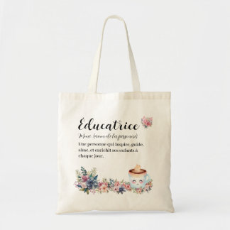 Educatrice cusomizable fransk to bag tygkasse