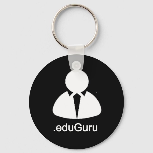 .eduGuru-nyckelkedja - anpassad Nyckelring (Framsida)
