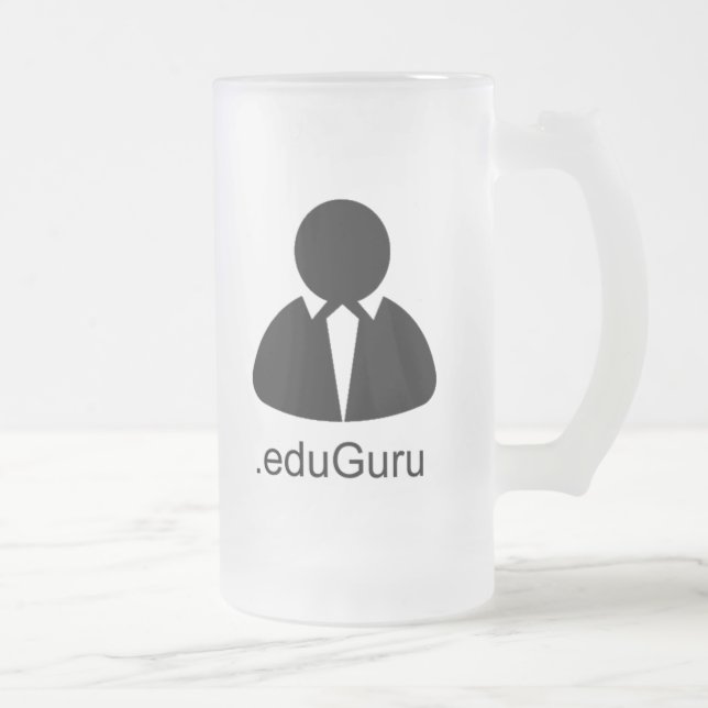 .eduGuru-ölmugg 16 uns Frostat Ölglas (Höger)