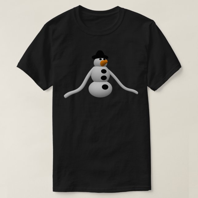 EdukayFUN snowman T-shirt (Design framsida)