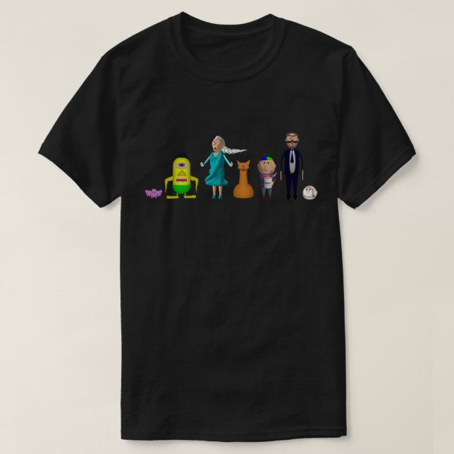 EdukayFUN T-shirt (Med Johnny, Pappa, Ulsa & fler) (Design framsida)