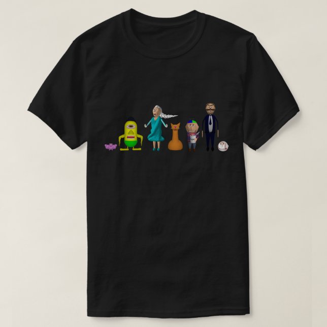 EdukayFUN T-shirt (Med Johnny, Pappa, Ulsa & fler) (Design framsida)